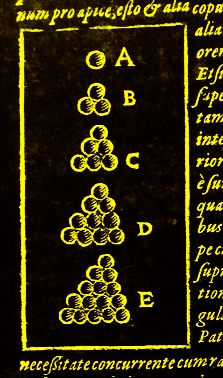 Illustration from Kepler's journal