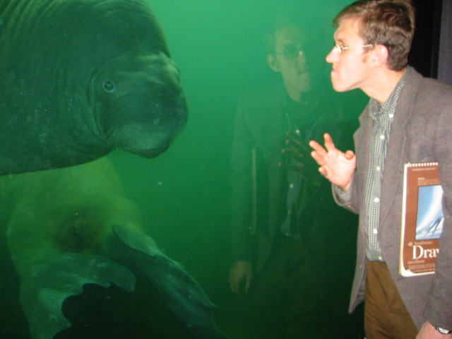 Wayne in conversation with the Walrus.