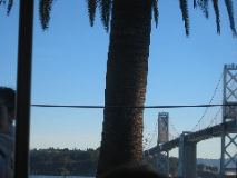 Bay Bridge, seen from the N-Judah. 