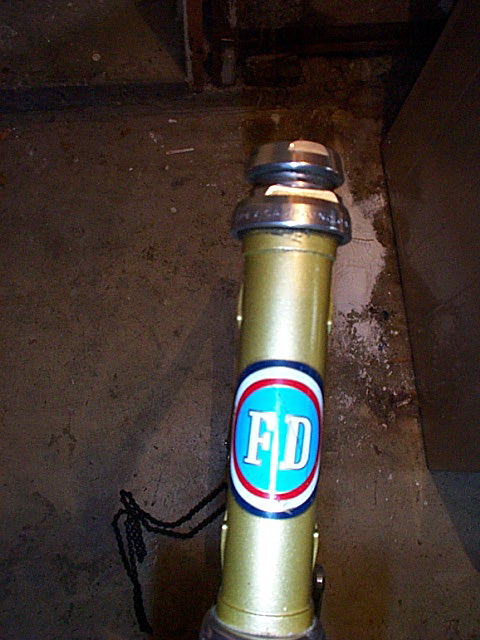 Head tube badge.