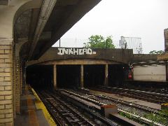 F platform at Smith and 9th.