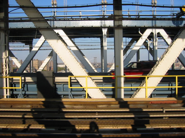 Manhattan Bridge deck.