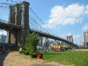 Brooklyn Bridge from the new park.