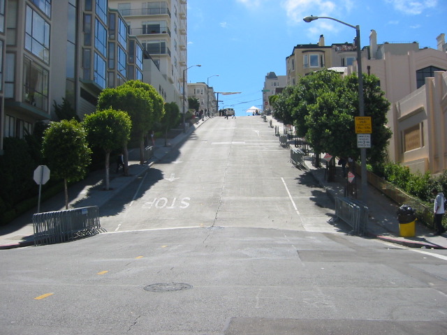 Post-race view up Fillmore.