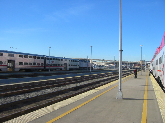 Caltrain Depot, 4th and King, San Francisco.